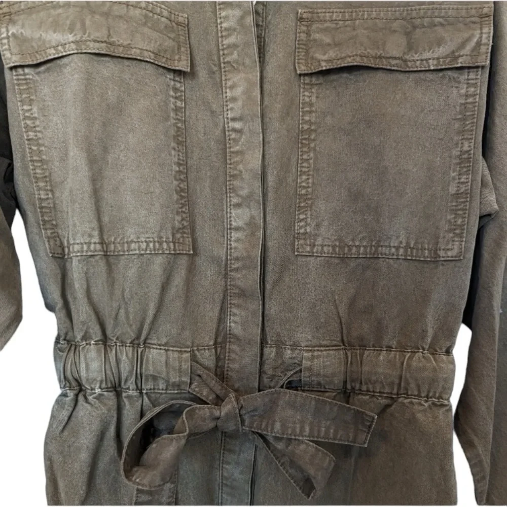 Good American Utility Jumpsuit Dark Olive Green Size S/GA 1 - Picture 9 of 12